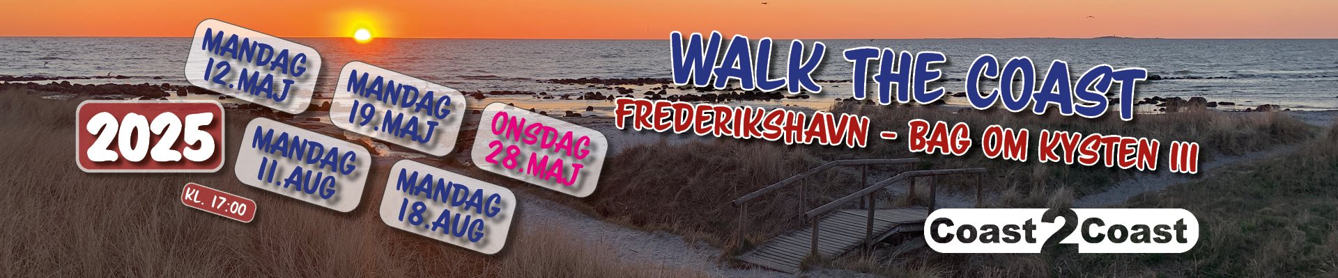 Sportstiming Walk the Coast 2025 Bag om Frederikshavns kyst